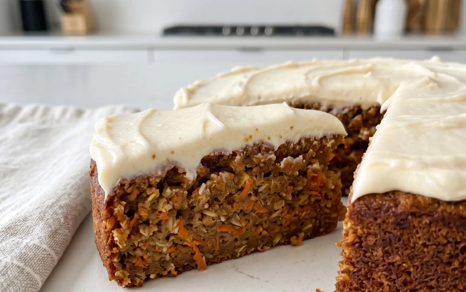 Easy Flourless Oatmeal Carrot Cake Recipe