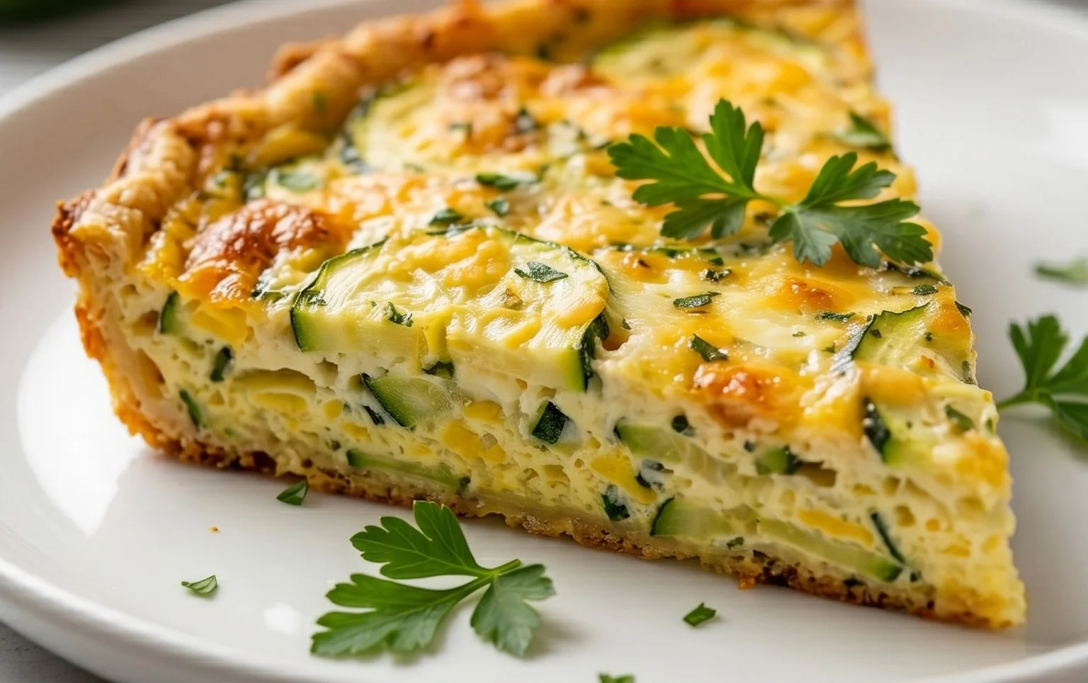 Crustless Zucchini Quiche Recipe