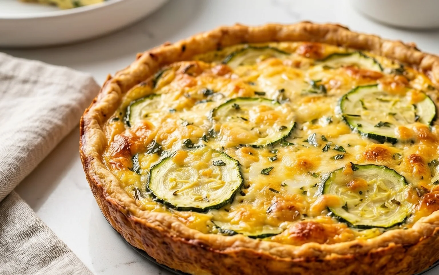 Crustless Zucchini Quiche Recipe