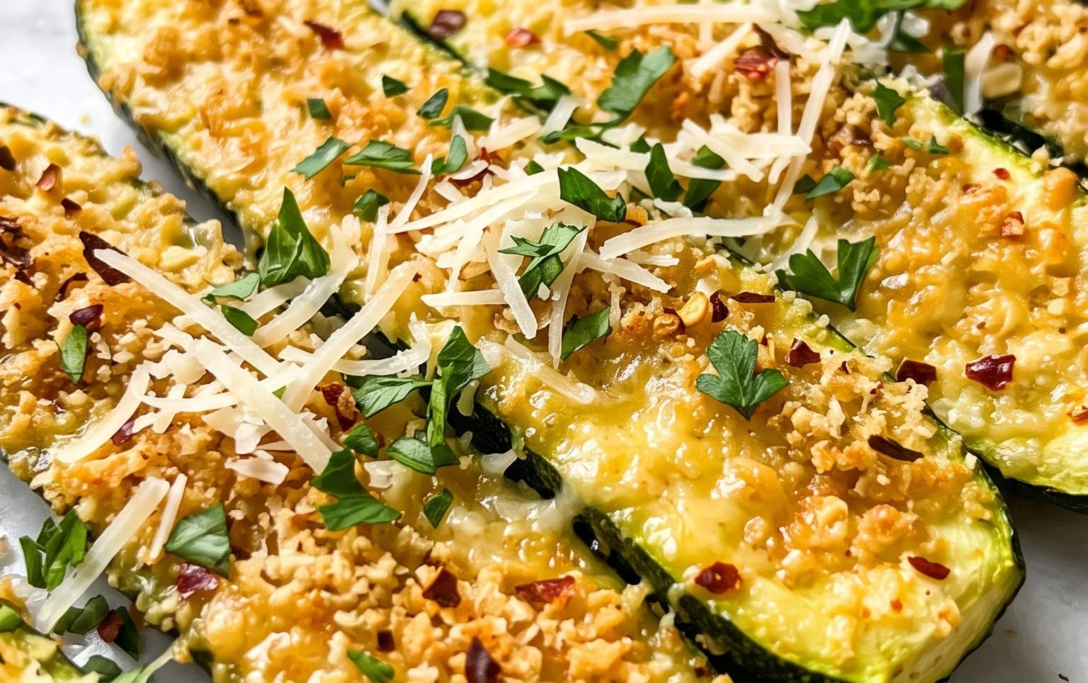 Baked Parmesan Zucchini