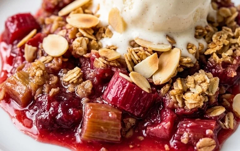 Easy Rhubarb Crisp
