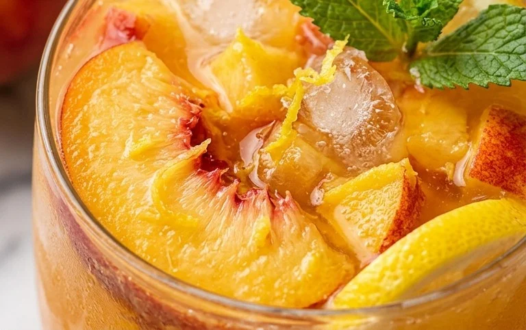 Refreshing Peach Lemonade