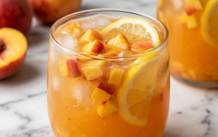 Refreshing Peach Lemonade