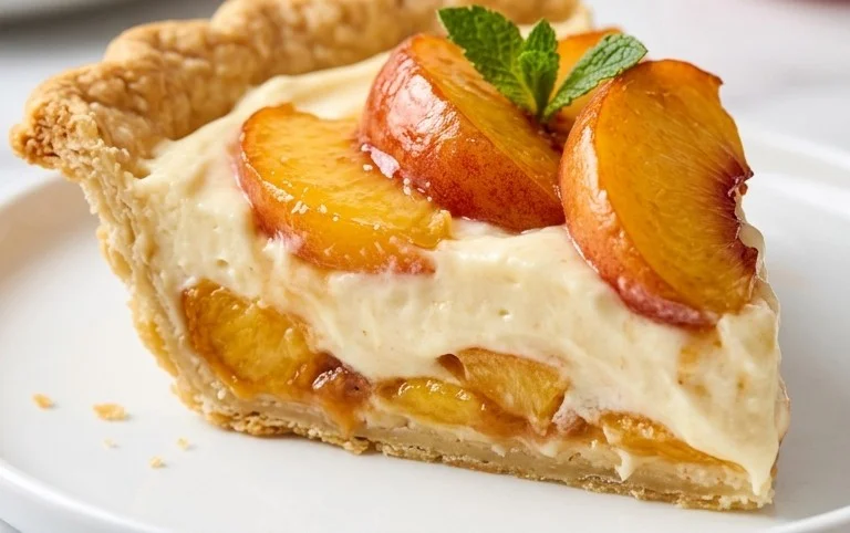 Peaches and Cream Pie