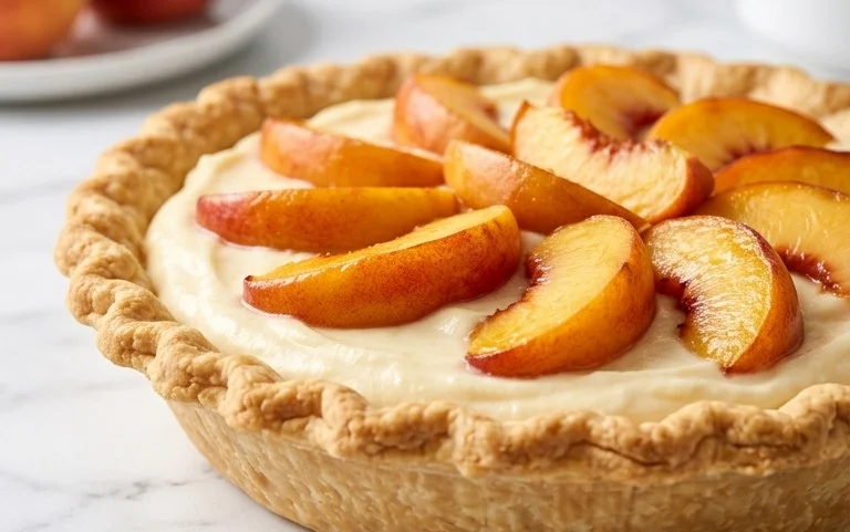 Peaches and Cream Pie