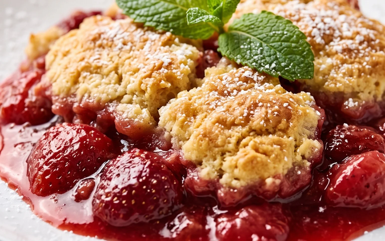 Strawberry Cobbler