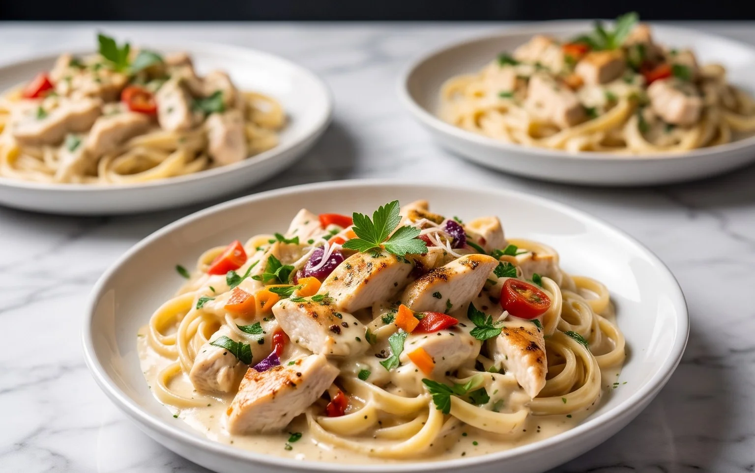 Low Calorie Chicken Alfredo