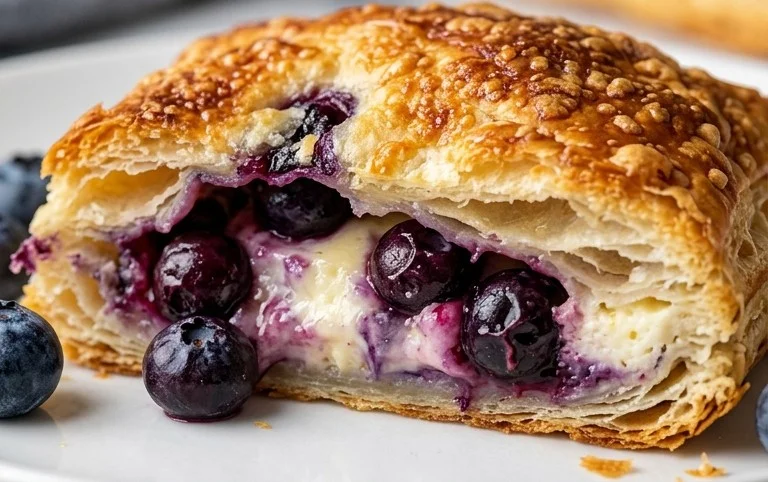 Blueberry Cream Cheese Puff Pastry