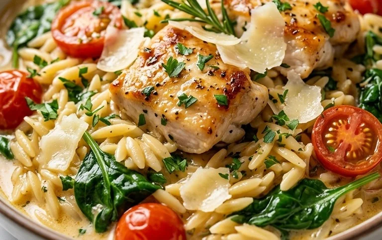Chicken Orzo (30-Minutes, One-Pan)