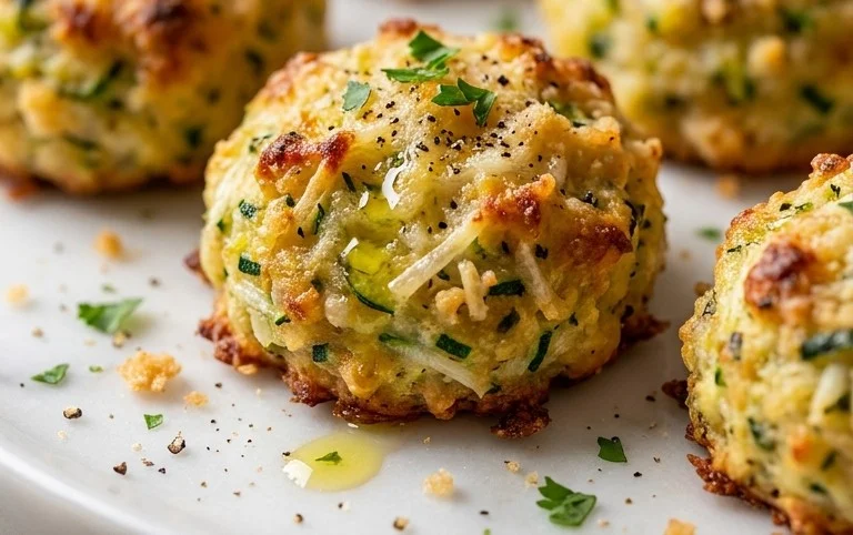Zucchini Garlic Bites
