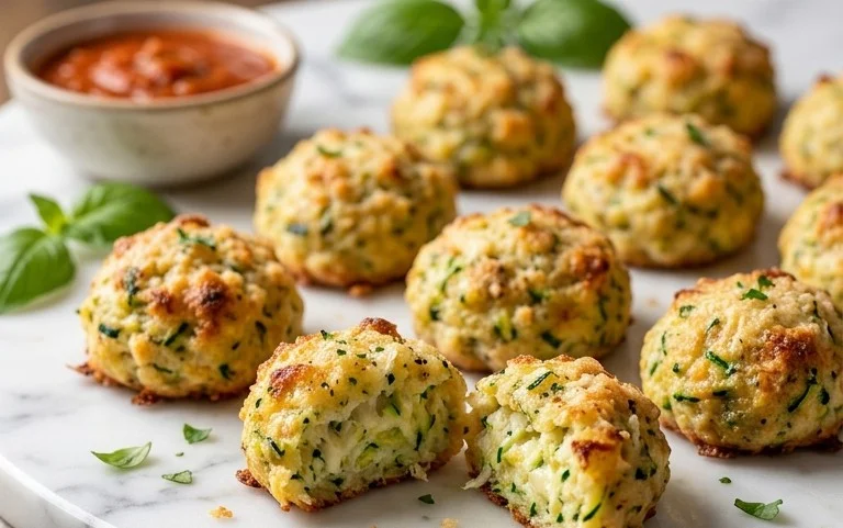 Zucchini Garlic Bites