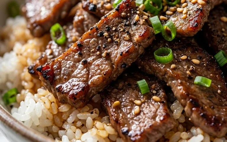 Beef Pepper Rice Bowl is a delicious meal option.