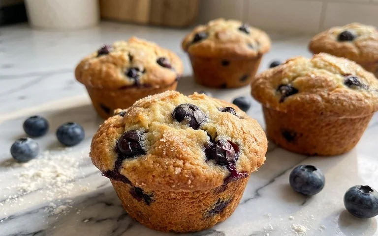 Homemade Blueberry Muffins