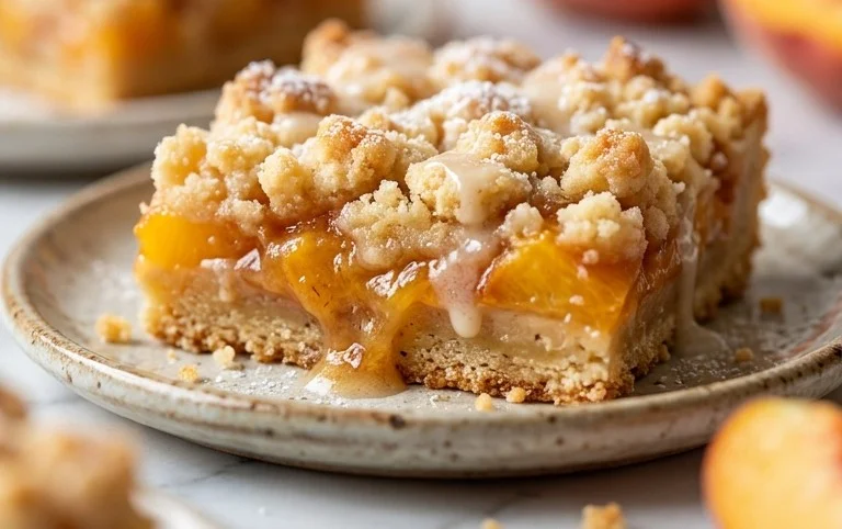 Fresh Peach Crum extractb Bars