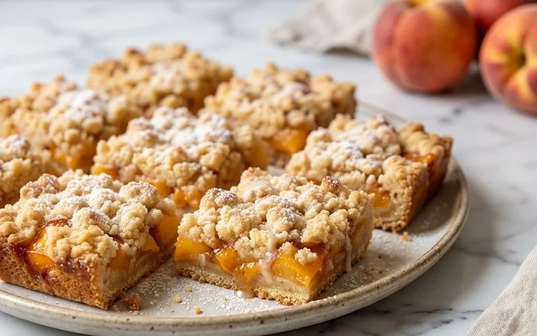 Fresh Peach Crum extractb Bars