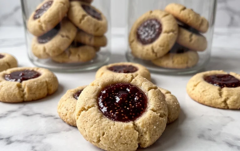Cardamom Fig Thumbprint Cookies