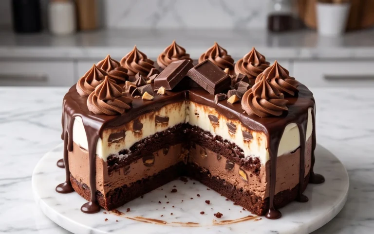 Buster Bar Ice Cream Cake