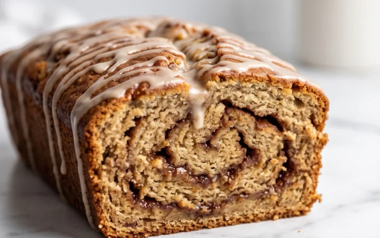 Cinnamon Roll Banana Bread