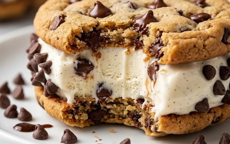Cookie Ice Cream Sandwiches (Like a Chipwich!)