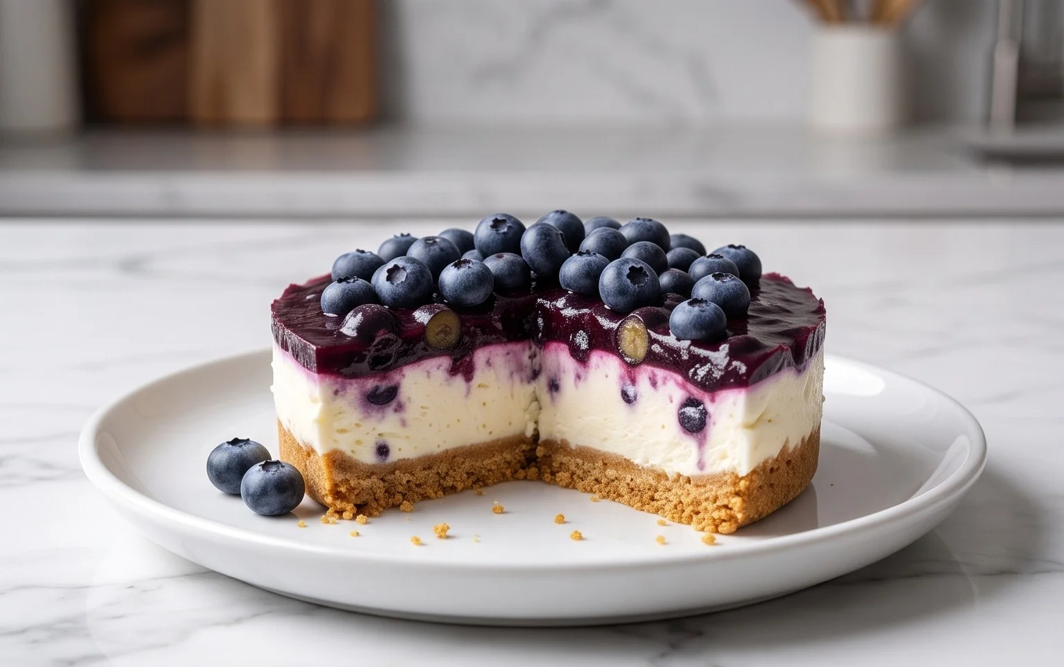 No-Bake Blueberry Yum Yum