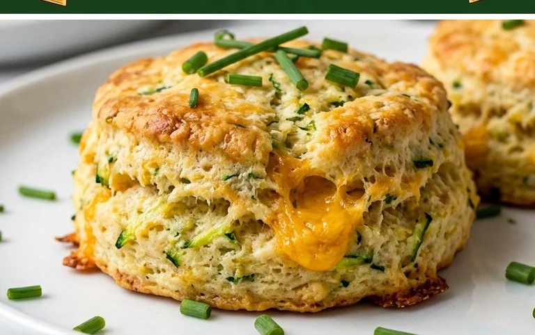 Zucchini Cheddar Biscuits