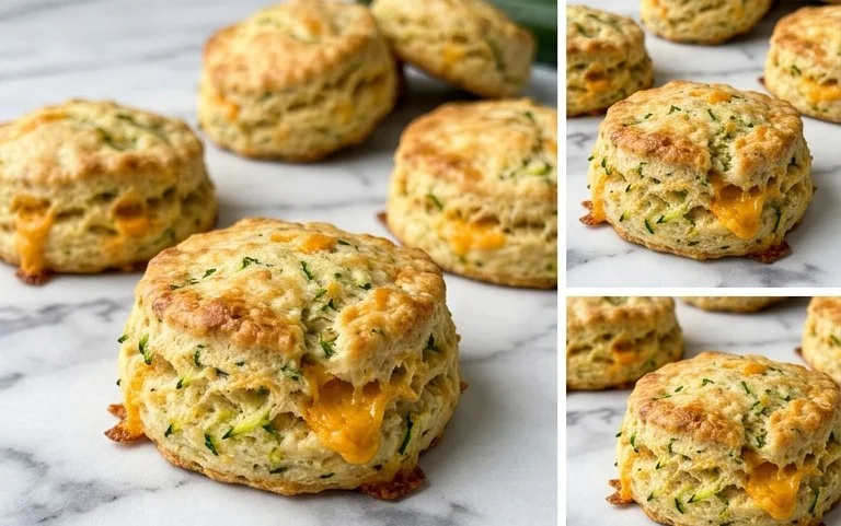 Zucchini Cheddar Biscuits