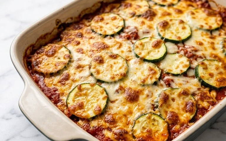 Cheesy Baked Zucchini Casserole