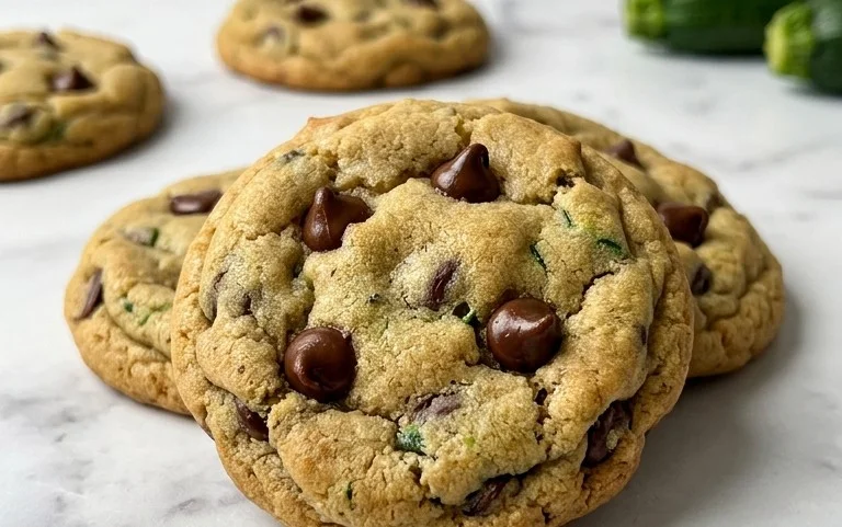 Soft Zucchini Cookies with Chocolate Chips
