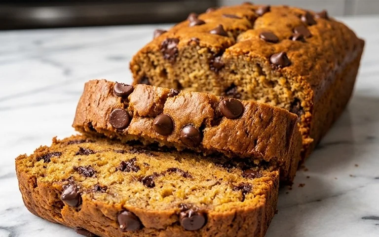 Pumpkin Chip Banana Bread