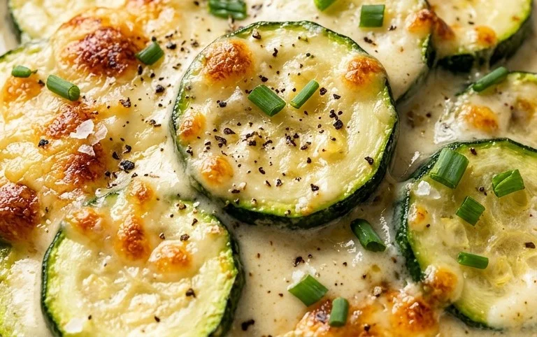 Creamy Parmesan Zucchini